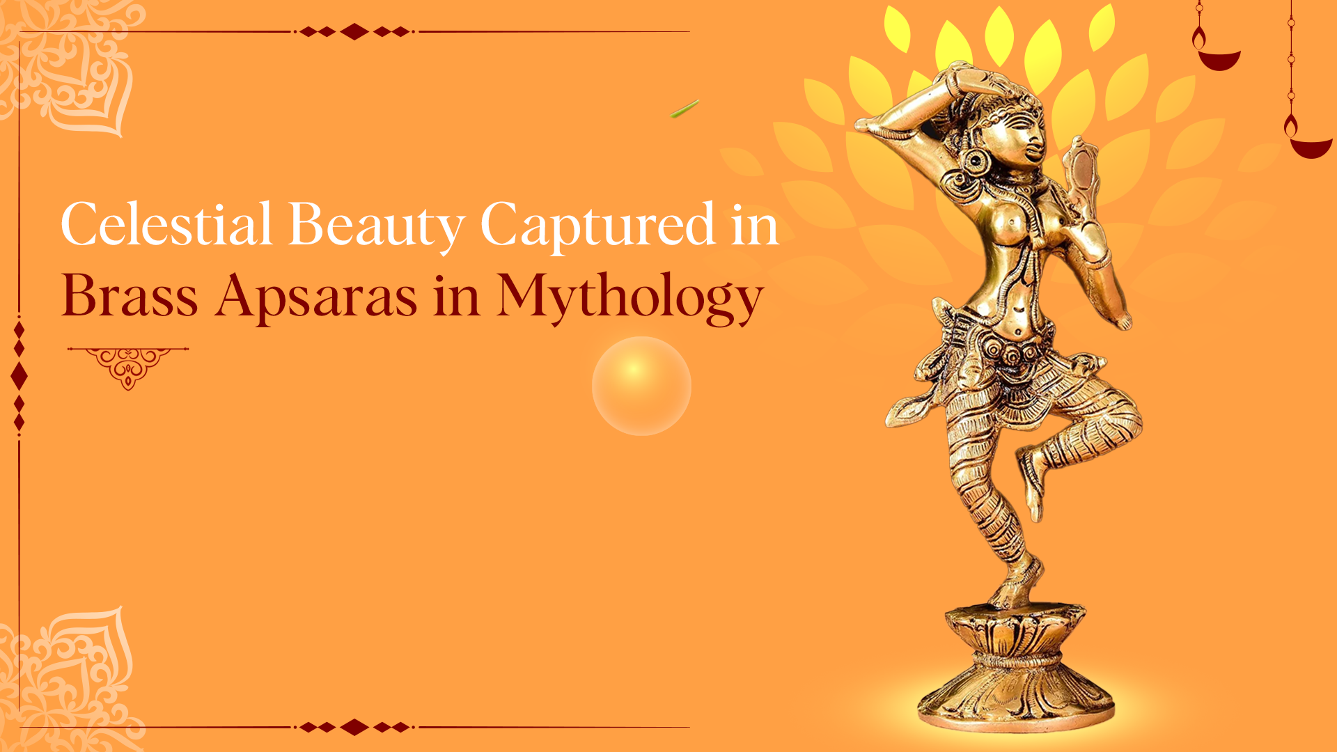 Celestial Beauty Captured in Brass: Apsaras in Mythology