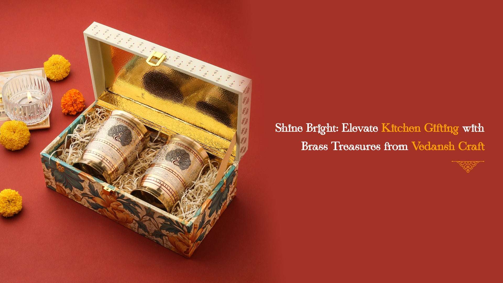 Shine Bright: Elevate Kitchen Gifting with Brass Treasures from Vedansh Craft