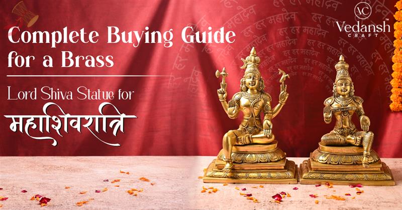 Brass Lord Shiva Statue for Mahashivratri