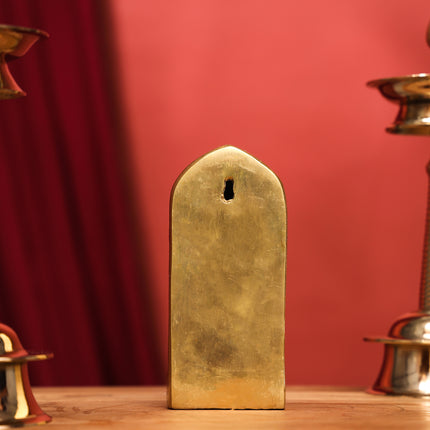 Brass Superfine Lord Dhanvantari Wall Hanging (7.5 Inch)