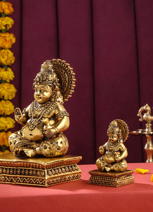 Brass Superfine Kuber Maharaj Idol