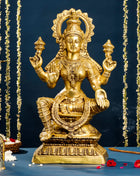 Brass Goddess Lakshmi Idol (30 Inch)
