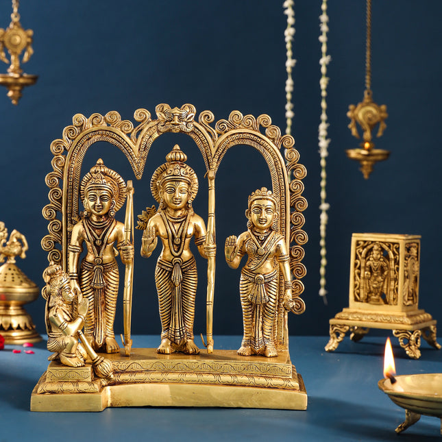 Brass Ram Darbar Statue (12 Inch)
