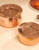 Copper Handi With Lid