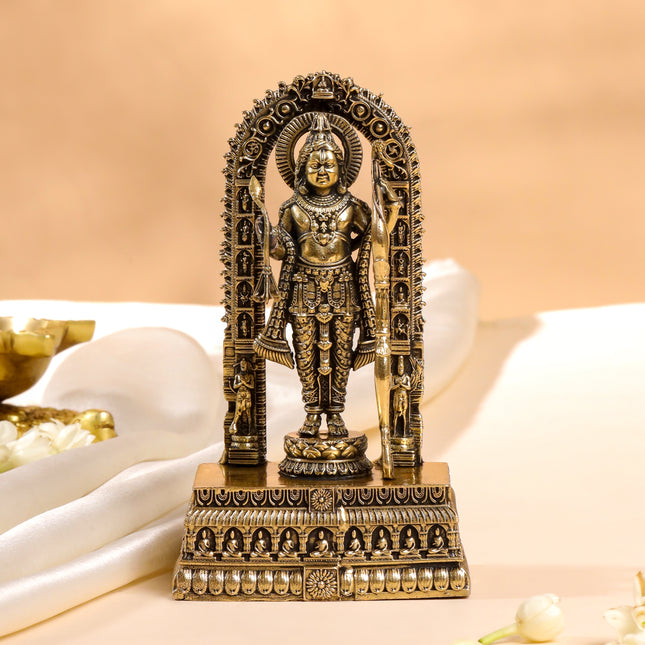 Brass Superfine Lord Ram Idol (6 Inch)