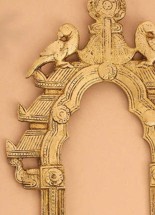 Brass Handcarved Prabhavali Frame (11 Inch)