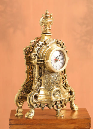 Brass Vintage Table Clock/Watch (14 Inch)