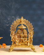 Brass Sitting Ram Darbar Statue (13 Inch)
