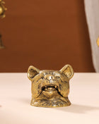 Brass Dog Inkwell/Ink Pot (3.5 Inch)