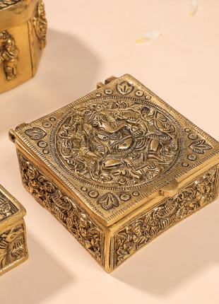 Brass Antique Multipurpose Box