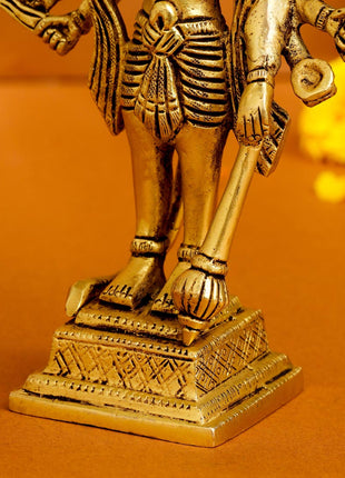 Brass Panchmukhi Hanuman Idol (6.5 Inch)