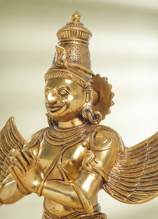 Brass Standing Garuda Statue (22 Inch)