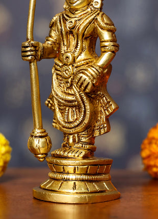 Brass Udupi Krishna Idol (5 Inch)
