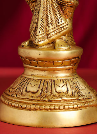 Brass Deep Lakshmi Statue (22 Inch)