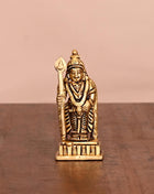 Brass Lord Murugan/Kartikeya Idol (3.2 Inch)