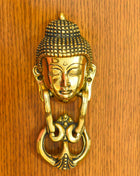 Brass Buddha Door Knocker (8 Inch)