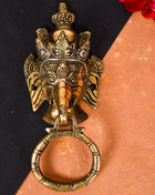 Brass Ganesha Door Knocker (6.2 Inch)