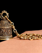 Brass Superfine Lakshmi Wall Hanging Temple Bell (32.5 Inch)
