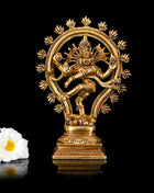 Brass Nataraja Dancing Shiva Superfine Idol (10 Inch)