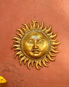 Brass Sun Face Wall Hanging