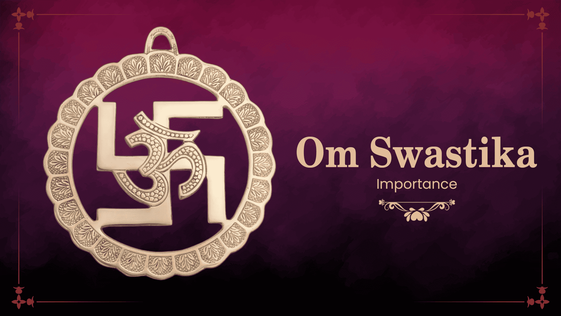 What does Om Swastika Represents