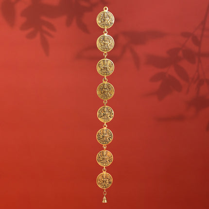 Brass Ashtalakshmi Hanging Bell (16 Inch) (40 Inch)