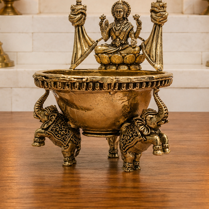 Brass Balaji Lakshmi Lightweight Diya