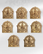 Brass Ashtalakshmi Plates Set (6 Inch)