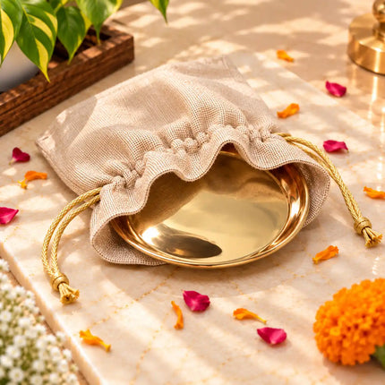 Brass Pooja Potli Gift Hamper: Bulk Corporate Gifting