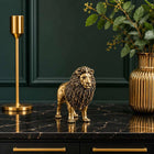 Brass Lightweight Lion Statue (3 Inch)
