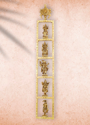 Brass Dashavatar/ Vishnu Avatar Wall Hanging Set