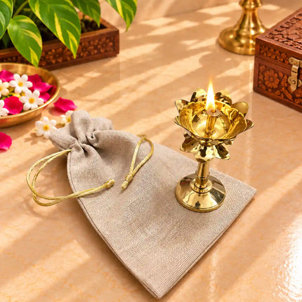 Brass Pooja Potli Gift Hamper: Bulk Corporate Gifting
