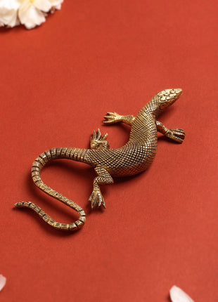 Brass Decorative Lizard (5 Inch)