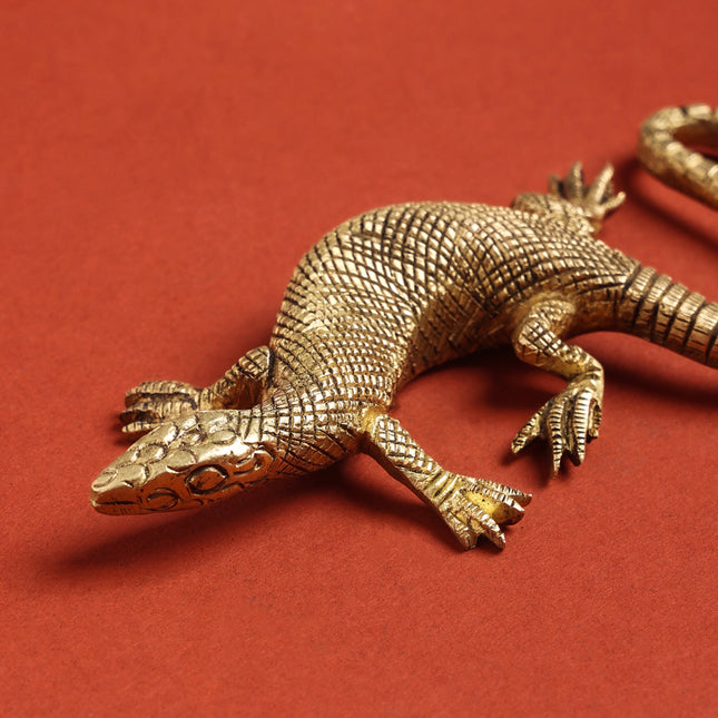 Brass Decorative Lizard (5 Inch)