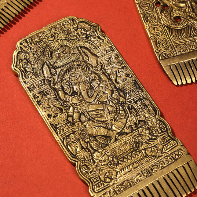 Brass Vintage Hair Comb