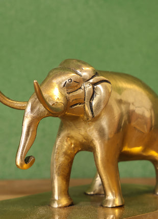 Brass Double Elephant Book Rest (4.5 Inch)