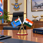 National & Indian Air Force Flag