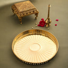 Brass Round Tray / Platter (11 Inch)