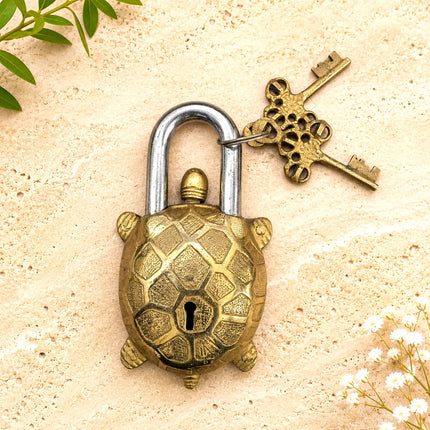 Brass Door Lock With Brass Keys