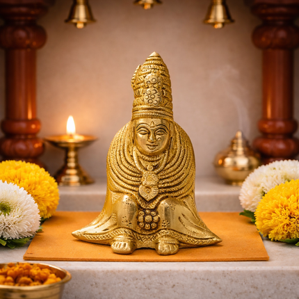 Brass Tulja Bhavani Idol