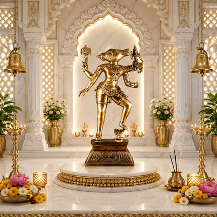 Brass Standing Varahi Devi Idol (24 Inch)