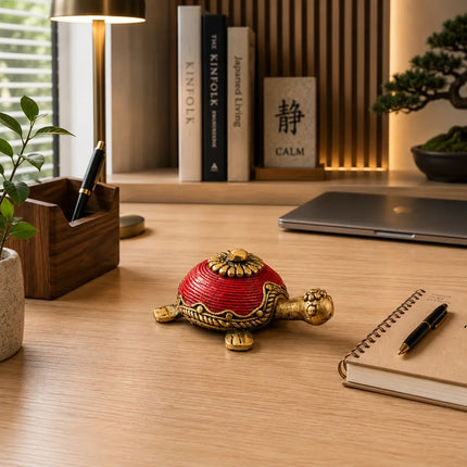 Brass Dhokra Tortoise Vastu/Feng Shui