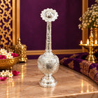 Brass Silver Plated Rose Water Sprinkler (9 Inch)