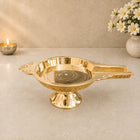 Brass Abhishek Patra Stand (4 Inch)