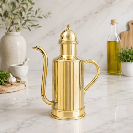 Brass Oil Dispenser / Bottle (8.5 inch)