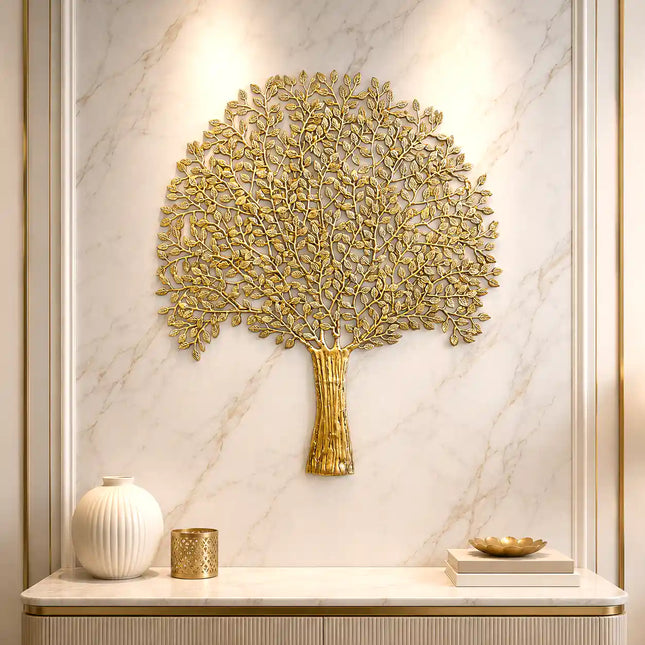 Brass Kalpvriksha Wall Hanging (41 Inch)