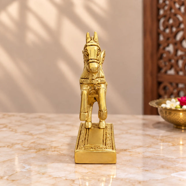 Brass Flying Horse Statue (4.3 Inch)