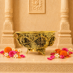 (Ashtalakshmi Bowl) Height - 3 inch (5.5 x 5.5 x 3 inch) ; weight - 310 gram