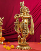 Brass Lord krishna Statue (24.5 Inch)