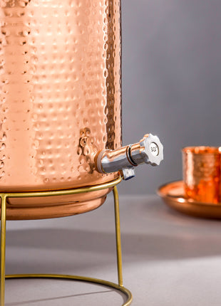 Copper Water Dispenser With Stand (20 Inch)